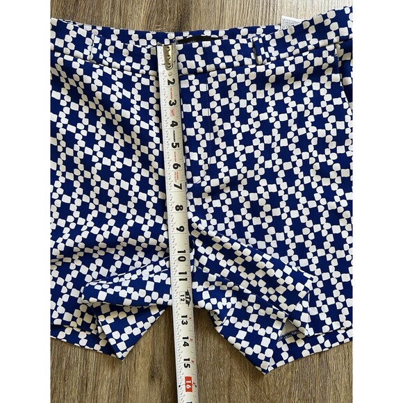 Banana Republic Geo Print Dressy Stretch Shorts Sz 10. - Picture 7 of 7